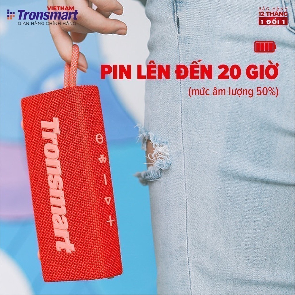 Mô tả Loa Bluetooth Tronsmart Trip V5.3 | Công suất 10W | Chống nước IPX7 | 20H chơi nhạc | Bảo hành 12 tháng - 4