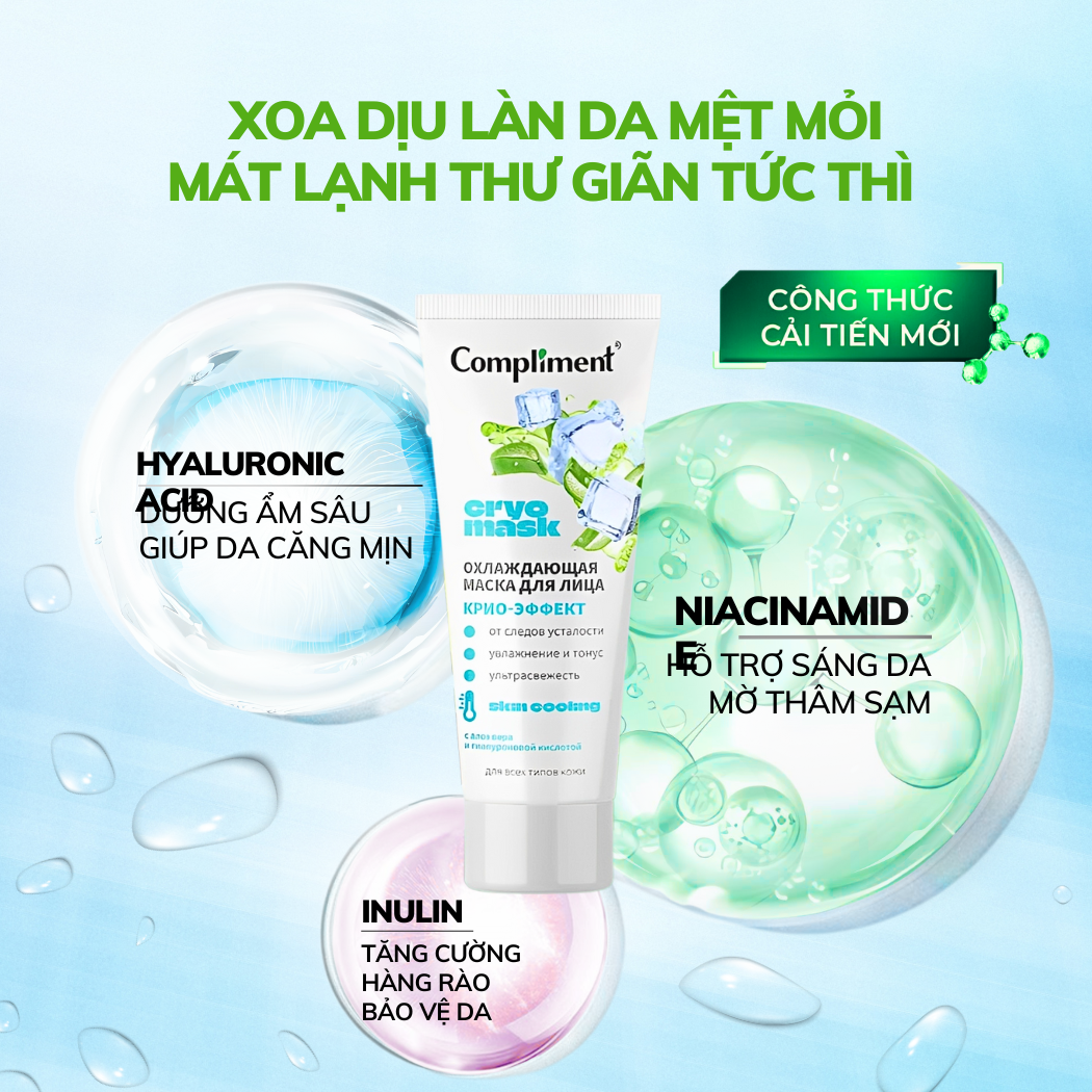 Mô tả Mặt Nạ Đất Sét Compliment No Problem 80ml - 3