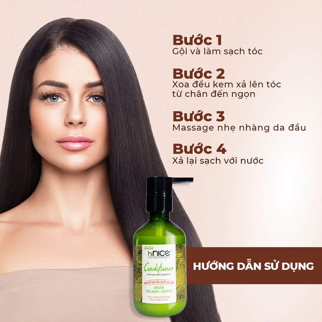 Mô tả Dây Dầu Gội Tinh Dầu Bưởi Thiên Nhiên hiNICE Grapefruit Shampoo Hỗ Trợ Giảm Rụng Tóc - 4