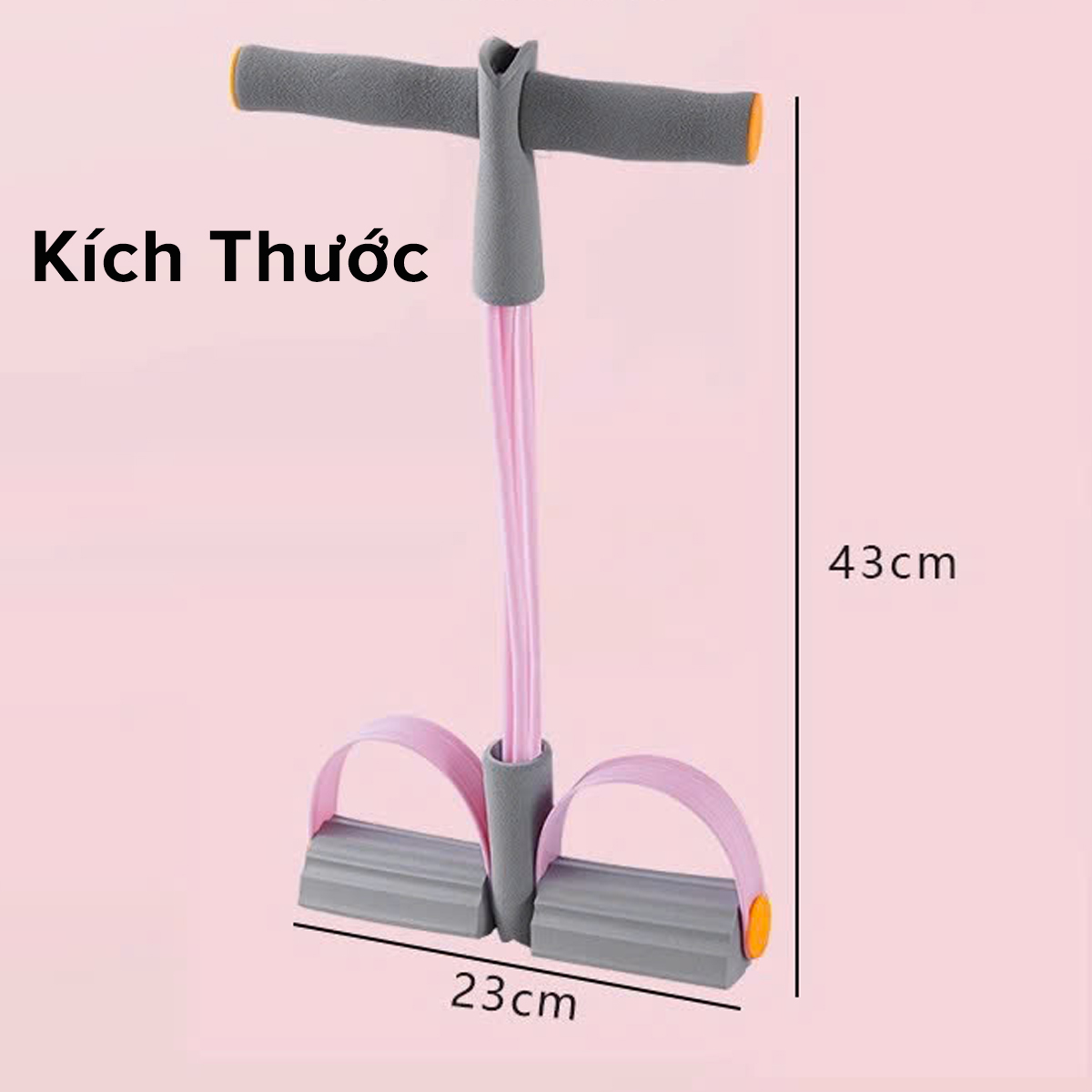 Mô tả Dây Tập Bụng, Dây Kéo Đàn Hồi Kháng Lực 4 Ống, 6 Ống Cao Su Tập Gym Toàn Thân Tại Nhà Chính Hãng Amalife - 2