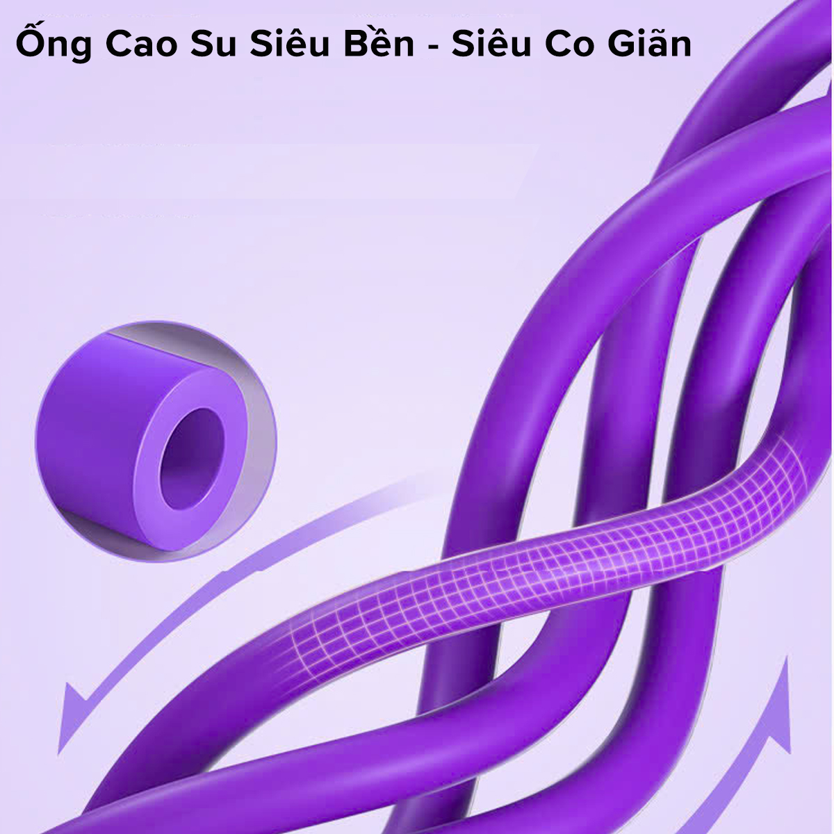 Mô tả Dây Tập Bụng, Dây Kéo Đàn Hồi Kháng Lực 4 Ống, 6 Ống Cao Su Tập Gym Toàn Thân Tại Nhà Chính Hãng Amalife - 6