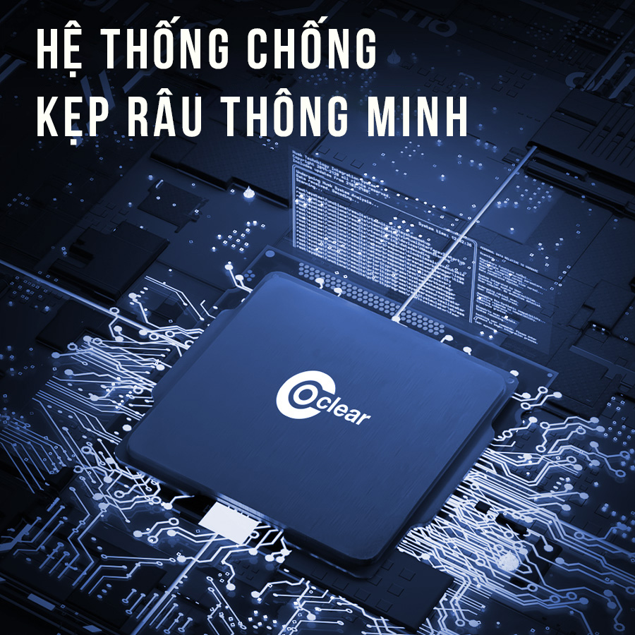 Mô tả máy cạo râu điện coclear HS208, Lưới dao kép 3D, sạc qua type-C, cạo ướt hay khô điều được, bảo hành 1 năm, sạc nhanh - 6