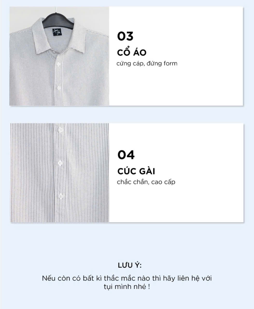Chi tiết áo sơ mi CAPMAN CLUB