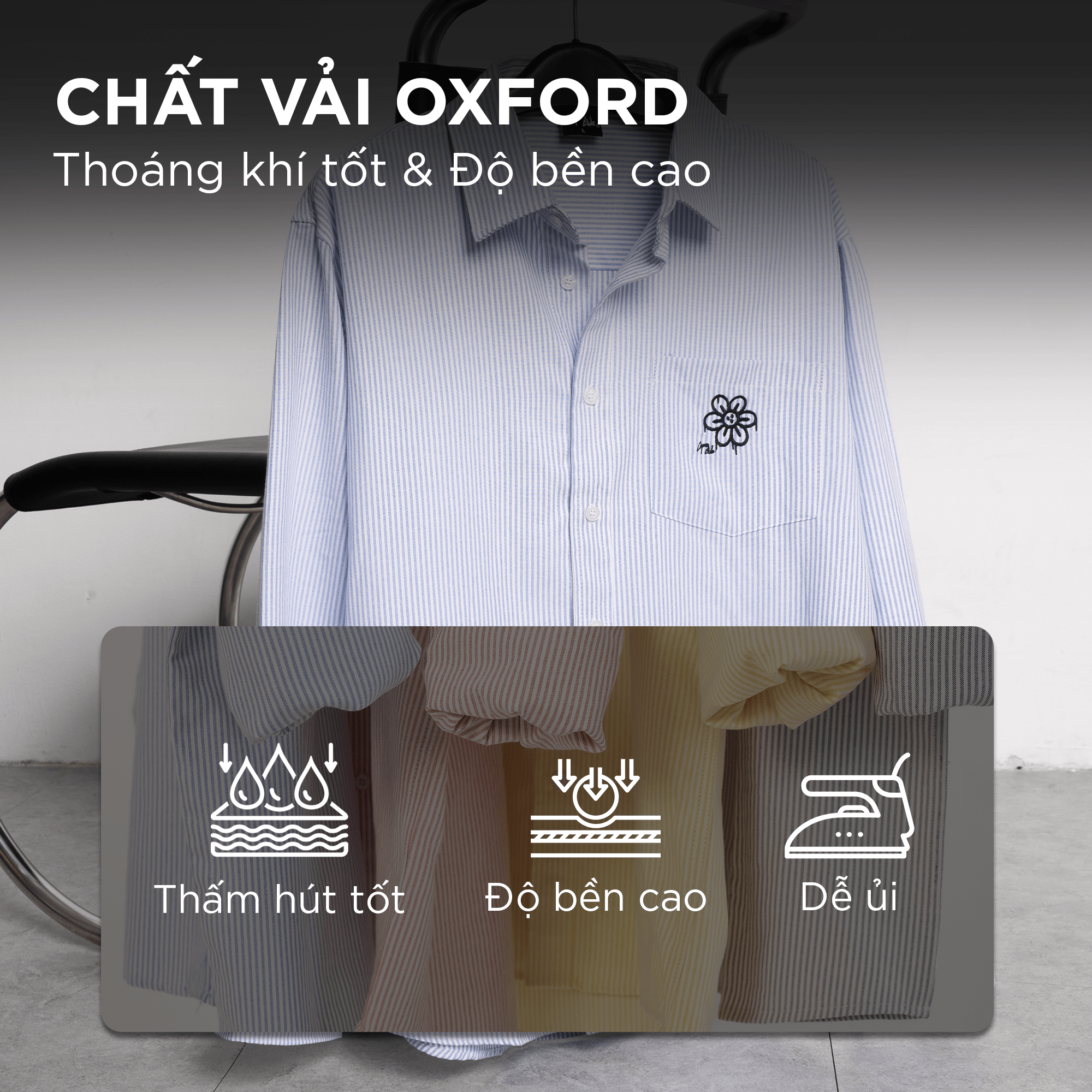 Áo sơ mi CAPMAN CLUB chất liệu