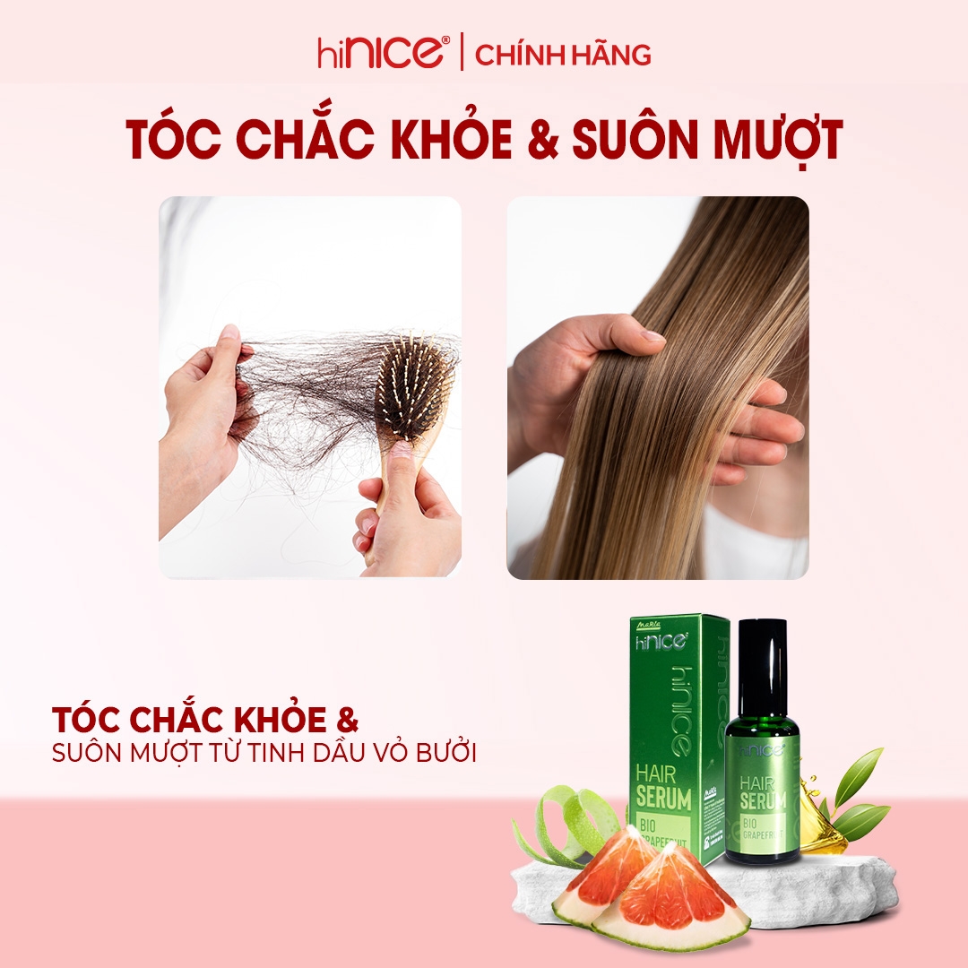 Mô tả Serum Dưỡng Tóc hiNICE Bio Grapefruit Chăm Sóc Tóc Xơ Yếu, Giảm Gãy Rụng, Hỗ Trợ Mọc Tóc - 2