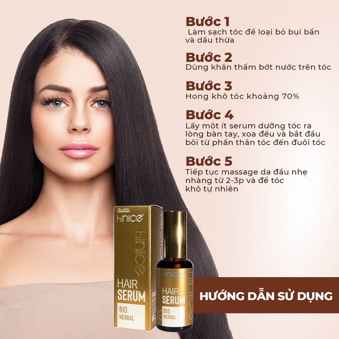 Mô tả Serum Dưỡng Tóc hiNICE Bio Herbal Hỗ Trợ Detox Da Đầu, Nuôi Dưỡng Nang Tóc - 4