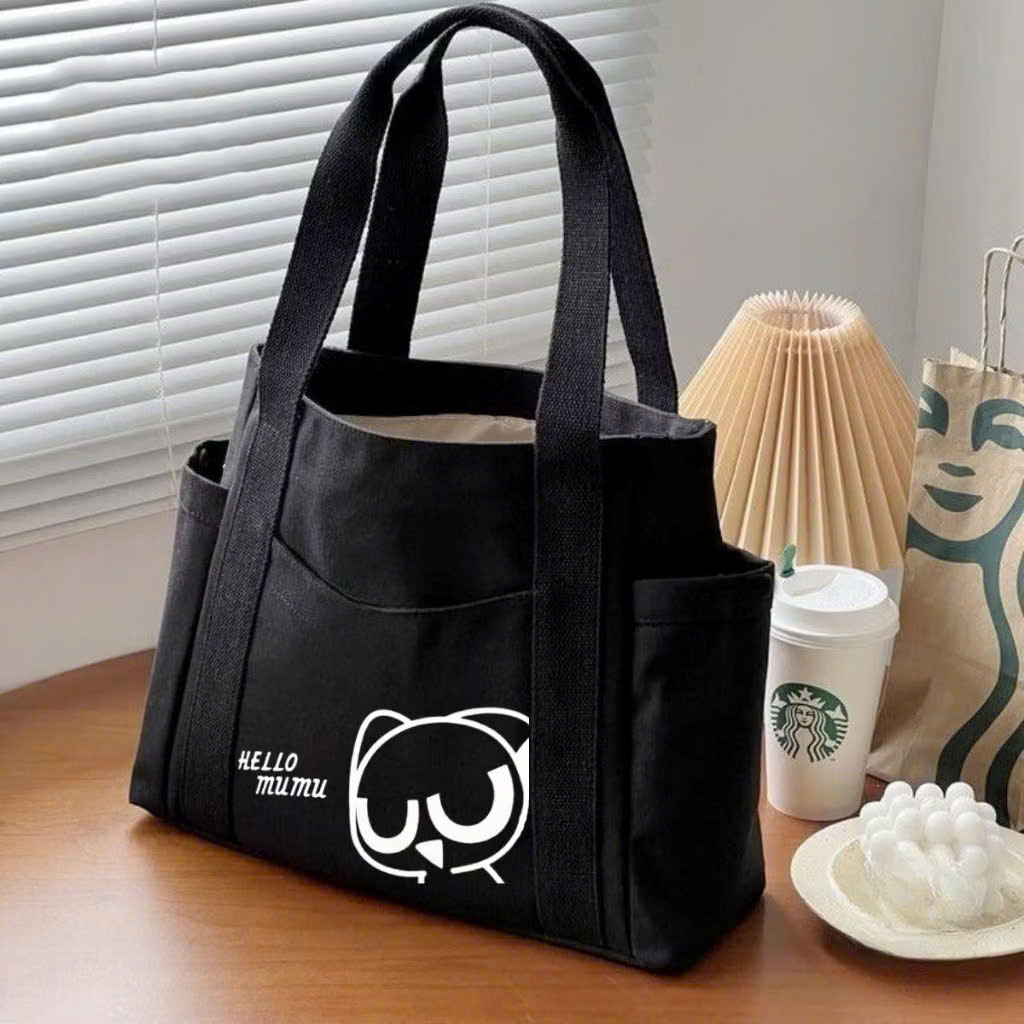 Mô tả Túi xách, túi đeo vai thời trang nam nữ vải canvas hàn quốc HARAS - 1