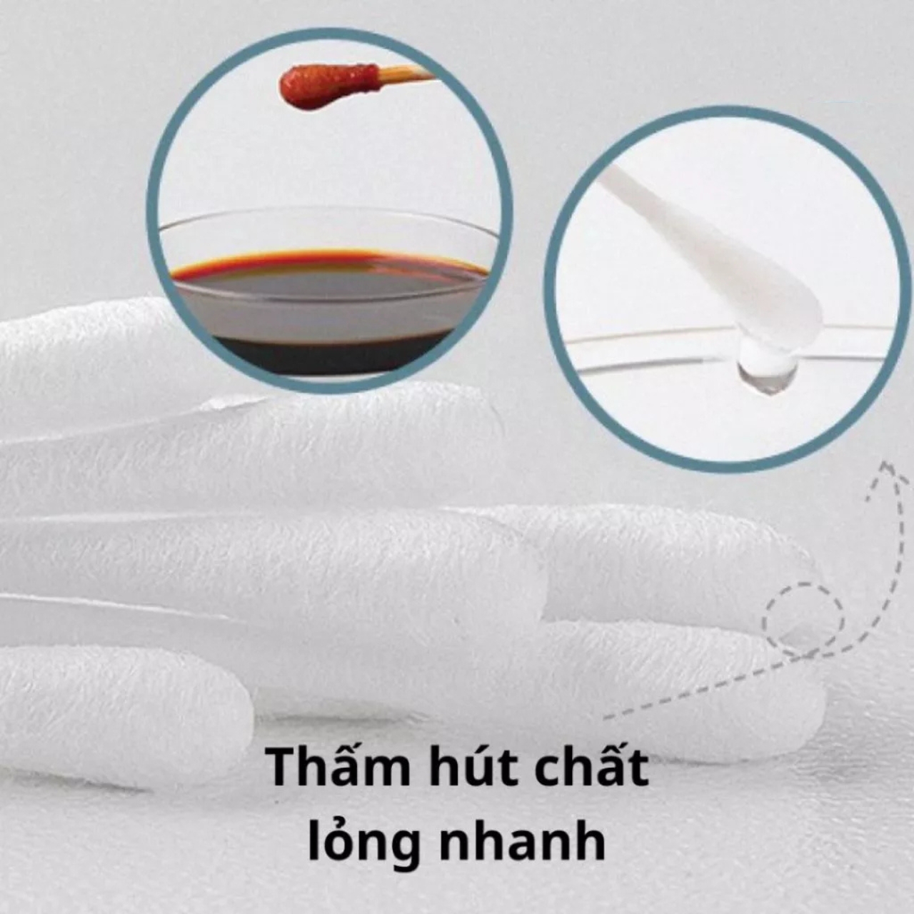 Mô tả Tăm Bông V-Coool Cho Bé Sơ Sinh, Tăm Bông Ngoáy Tai Hộp 400c Chất Liệu Tự Nhiên An Toàn Cho Bé - 3
