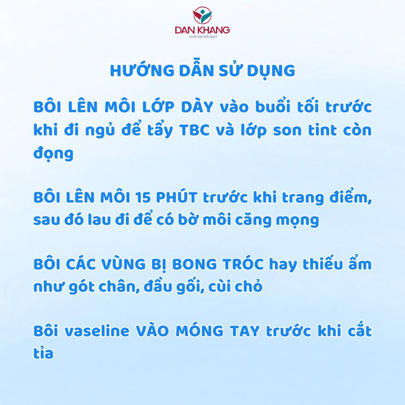 Mô tả Sáp dưỡng môi Vaseline dưỡng ẩm giảm tình trạng da khô nứt nẻ - 2