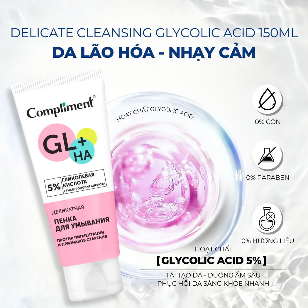 Mô tả Sữa Rửa Mặt Compliment No Problem Giúp Làm Sạch Sâu, Hỗ Trợ Giảm Mụn, Không Khô Da 200ml - 4