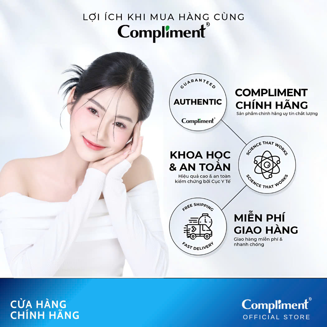 Mô tả Sữa Rửa Mặt Dịu Nhẹ Cho Da Nhạy Cảm Compliment Cleanser Gel Tạo Bọt Low Ph 150ml - 11