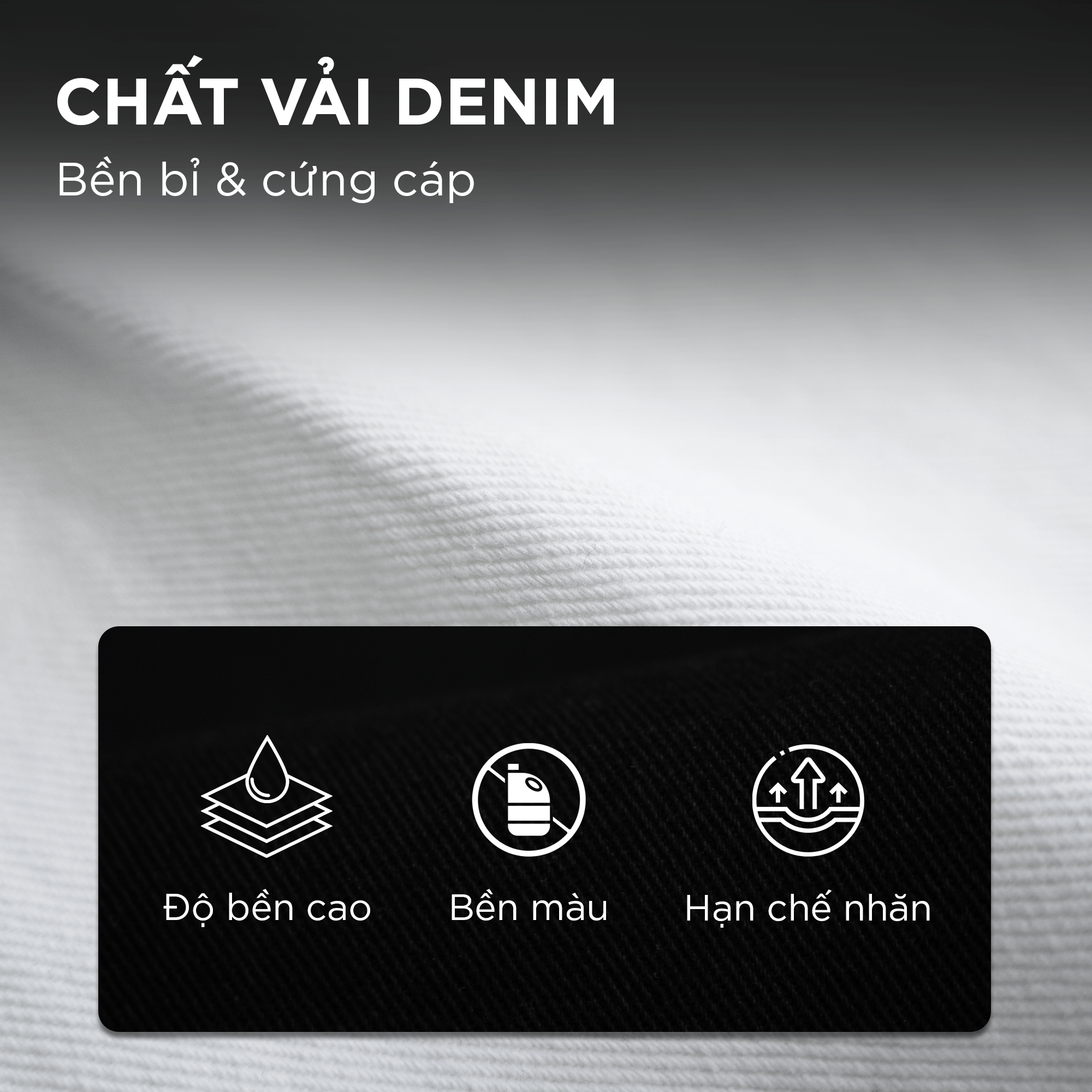 Mô tả Quần jeans dài nam REVAL ống rộng xếp ly CAPMAN CLUB, thoải mái đi học - đi làm - đi chơi - 4
