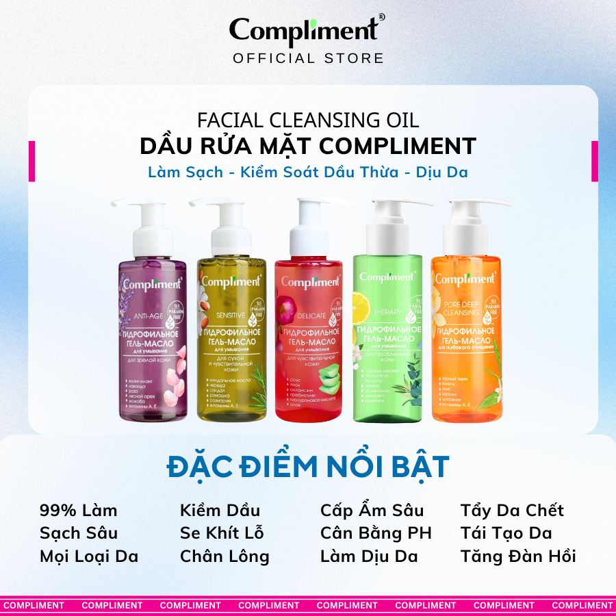 Mô tả Sữa Rửa Mặt Compliment No Problem Ngăn Ngừa Mụn Sạch Sâu 200ml - 4