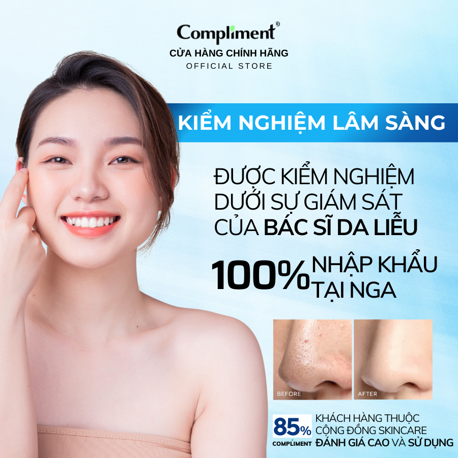 Mô tả Sữa Rửa Mặt Compliment No Problem Ngăn Ngừa Mụn Sạch Sâu 200ml - 7