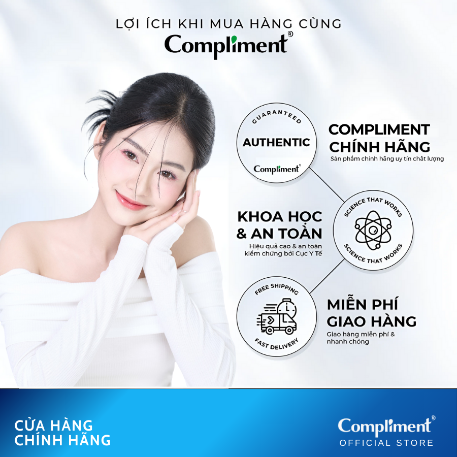 Mô tả Sữa Rửa Mặt Compliment No Problem Ngăn Ngừa Mụn Sạch Sâu 200ml - 9
