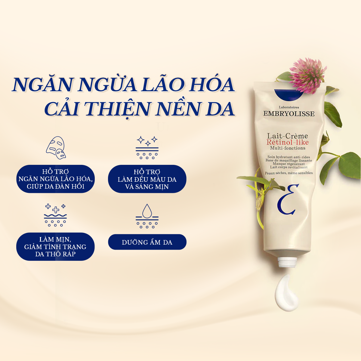 Mô tả Kem dưỡng Retinol Like Embryolisse hỗ trợ ngăn ngừa lão hóa, cải thiện nền da 15 - 75ml - 3