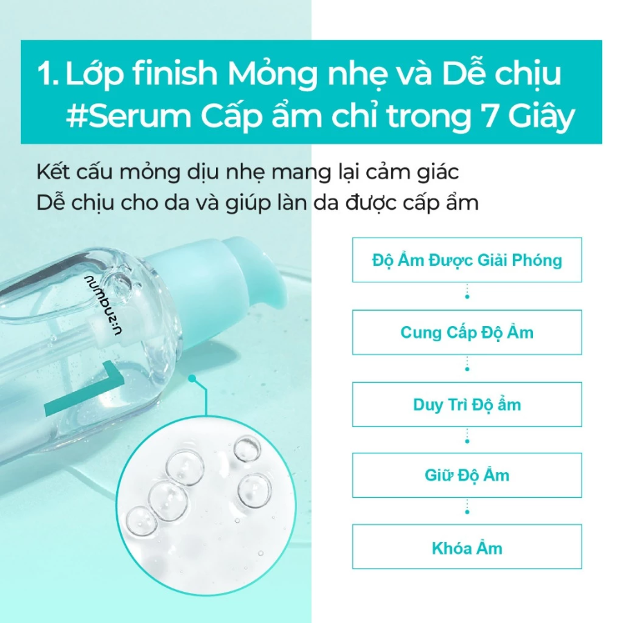 Mô tả Serum Làm Dịu Da Hoạt Tính Numbuzin Pantothenic B5 Số 1 – Phục Hồi, Dưỡng Ẩm, Làm Mềm Da (50ml) - 3