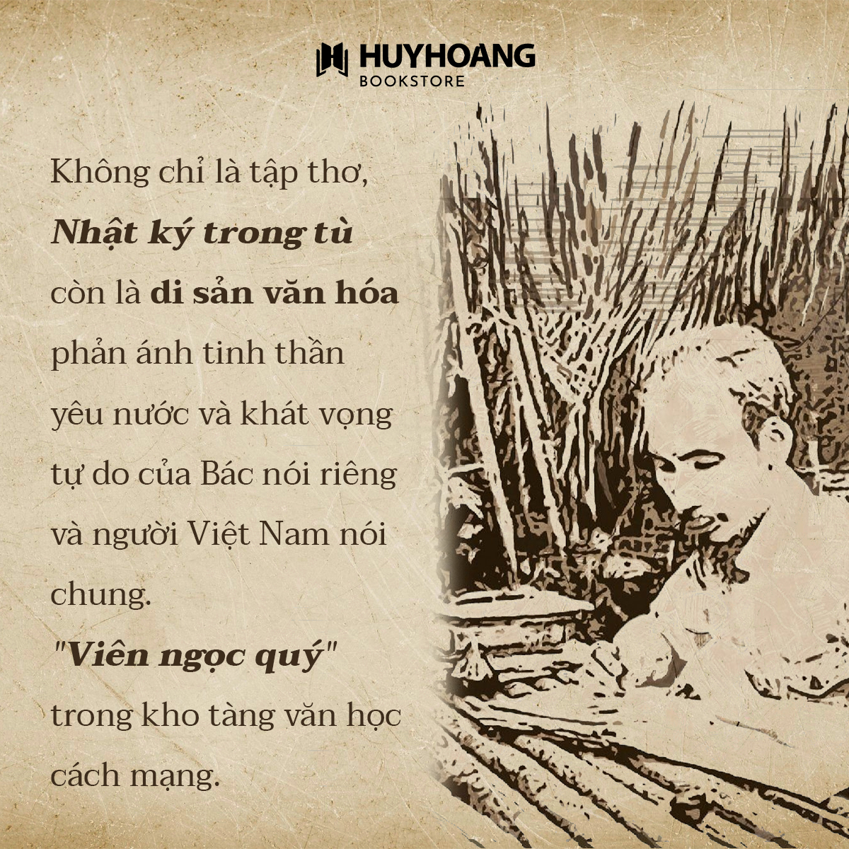 Mô tả Sách nhật ký trong tù hồ chí minh, thơ hồ chí minh, sách bác hồ, văn học kinh điển, tác phẩm văn học - 6