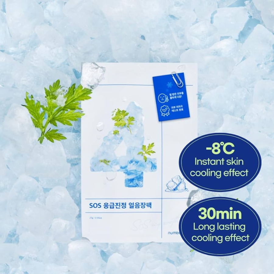 Mô tả Mặt Nạ Giấy Làm Dịu Da Numbuzin No.4 Icy Soothing Sheet Mask – Cấp Ẩm, Giảm Đỏ, Mát Lạnh Tức Thì - 1