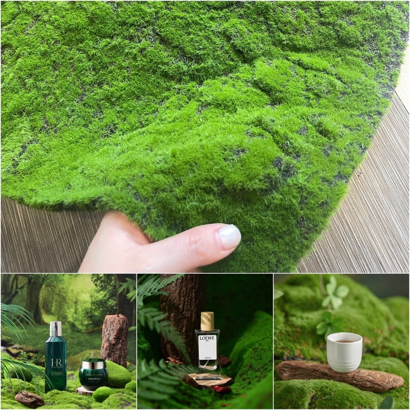 Thảm Rêu, Thảm Cỏ nhân tạo LAM DECOR trang trí tiểu cảnh chậu cây, phụ ...