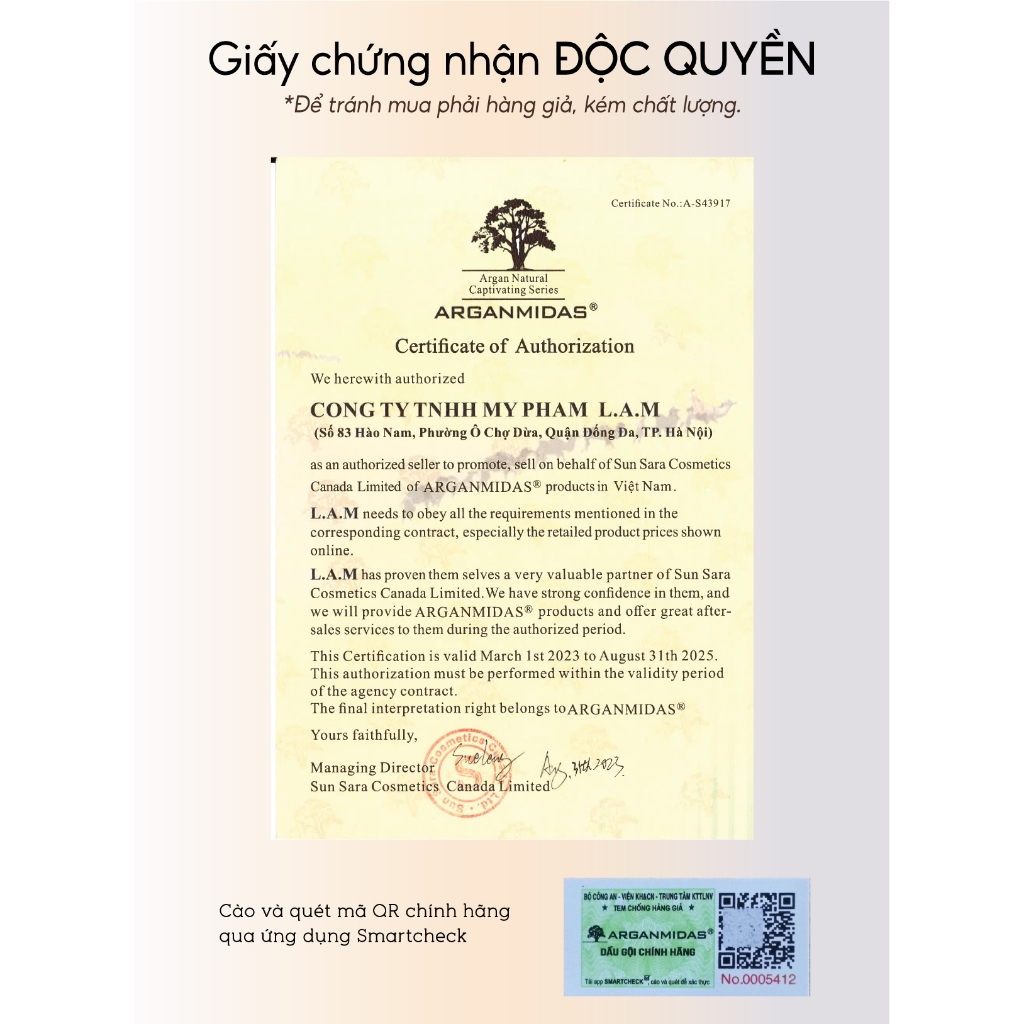 Mô tả Cặp dầu gội xả dưỡng tóc Arganmidas tinh chất Argan Oil cao cấp cho tóc khô xơ rối suôn mượt 450ml - 8