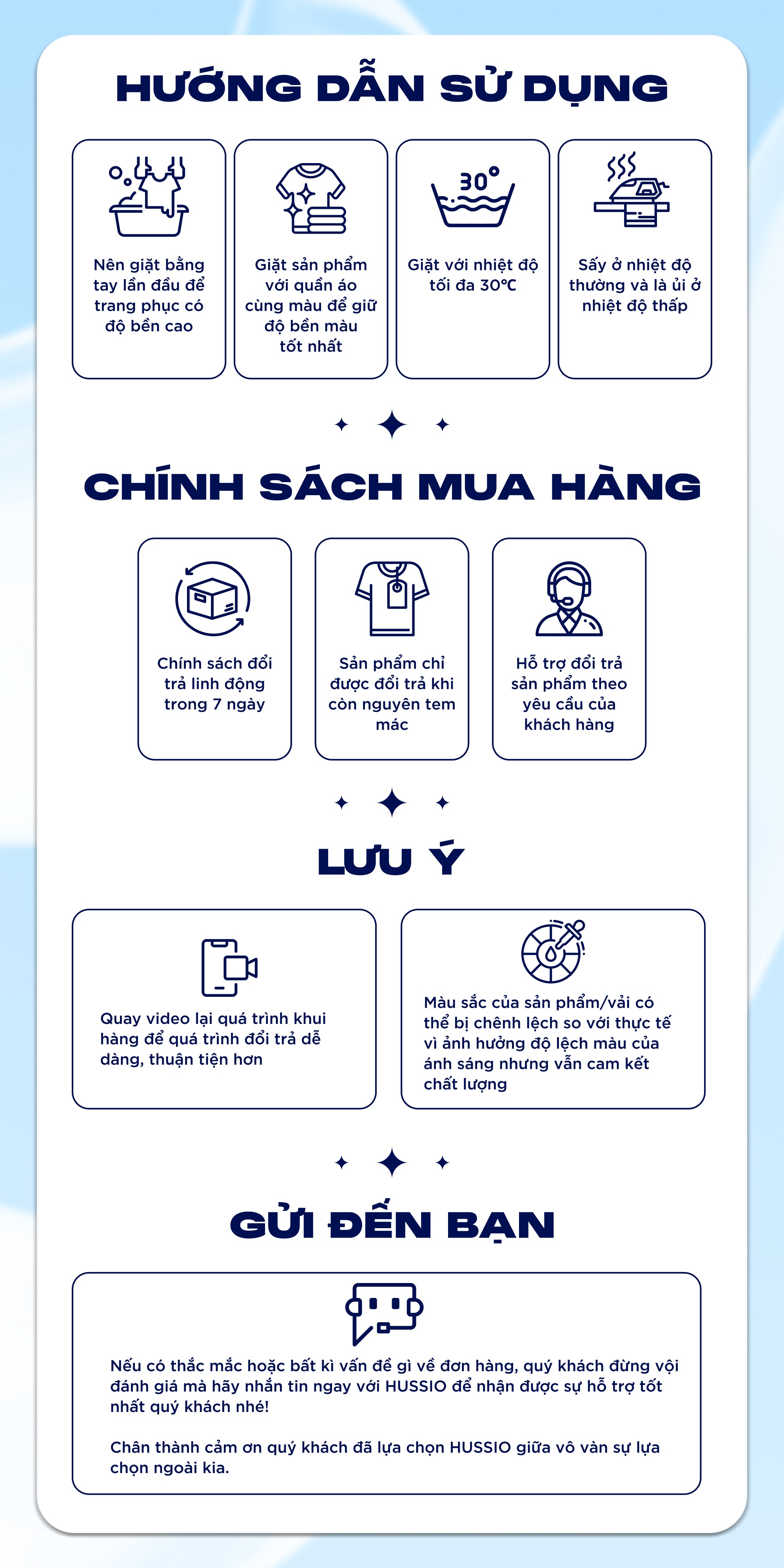 Mô tả Áo sơ mi nam tay dài SEASON "BA" thêu logo, vải Oxford cao cấp, thoáng mát, đứng form - HUSSIO - 12