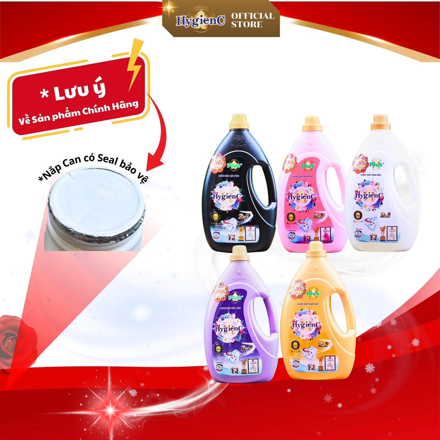 Mô tả Nước giặt xả HygienC Plus+ công nghệ 2 trong 1 thái - Khối lượng 2Kg - CB2C2 - 4