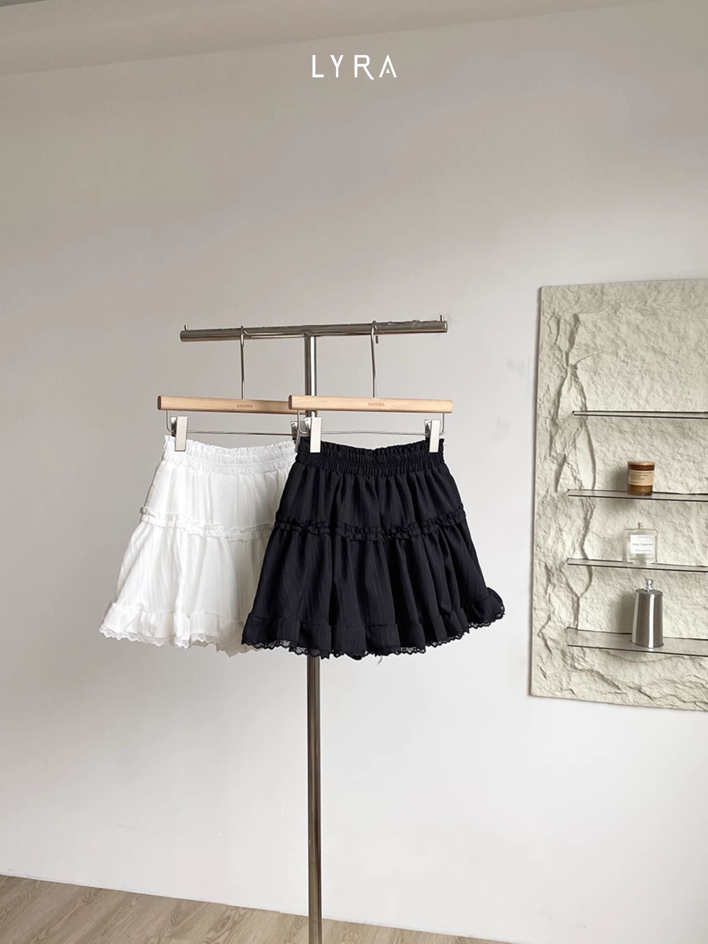 Mô tả Chân váy xếp ly tầng LYRA cạp chun, Chân váy nữ ngắn xoè 2 lớp xinh xắn phong cách tiểu thư có quần bảo hộ - CSYCN0190 - 3