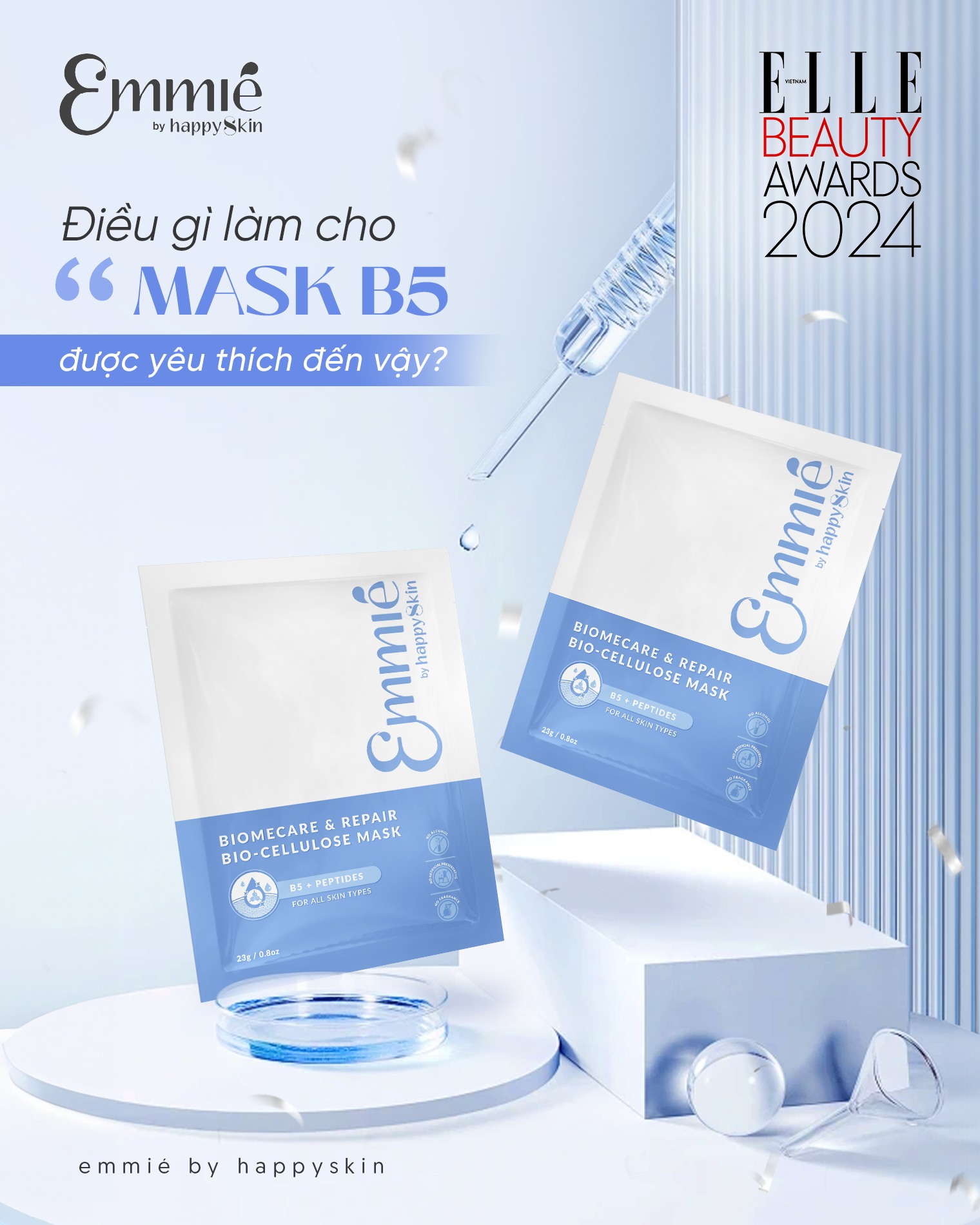 Mô tả [KOL LIVE] COMBO 20 Mặt Nạ Sinh Học Bio-Cellulose Mask 25gx20 - 4