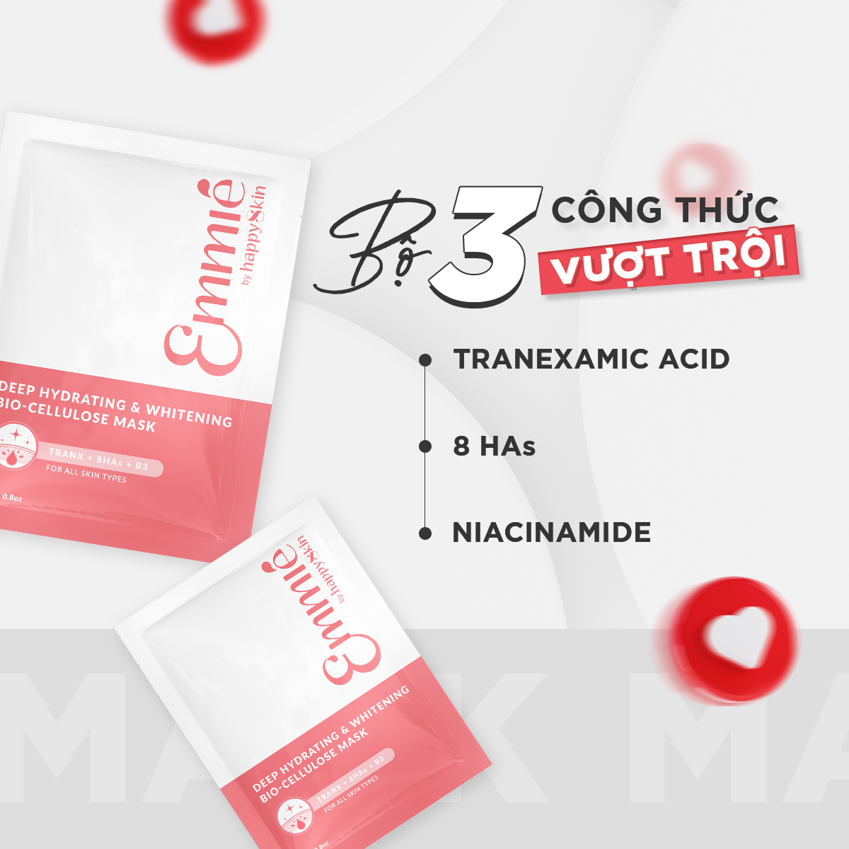 Mô tả [KOL LIVE] COMBO 20 Mặt Nạ Sinh Học Bio-Cellulose Mask 25gx20 - 9