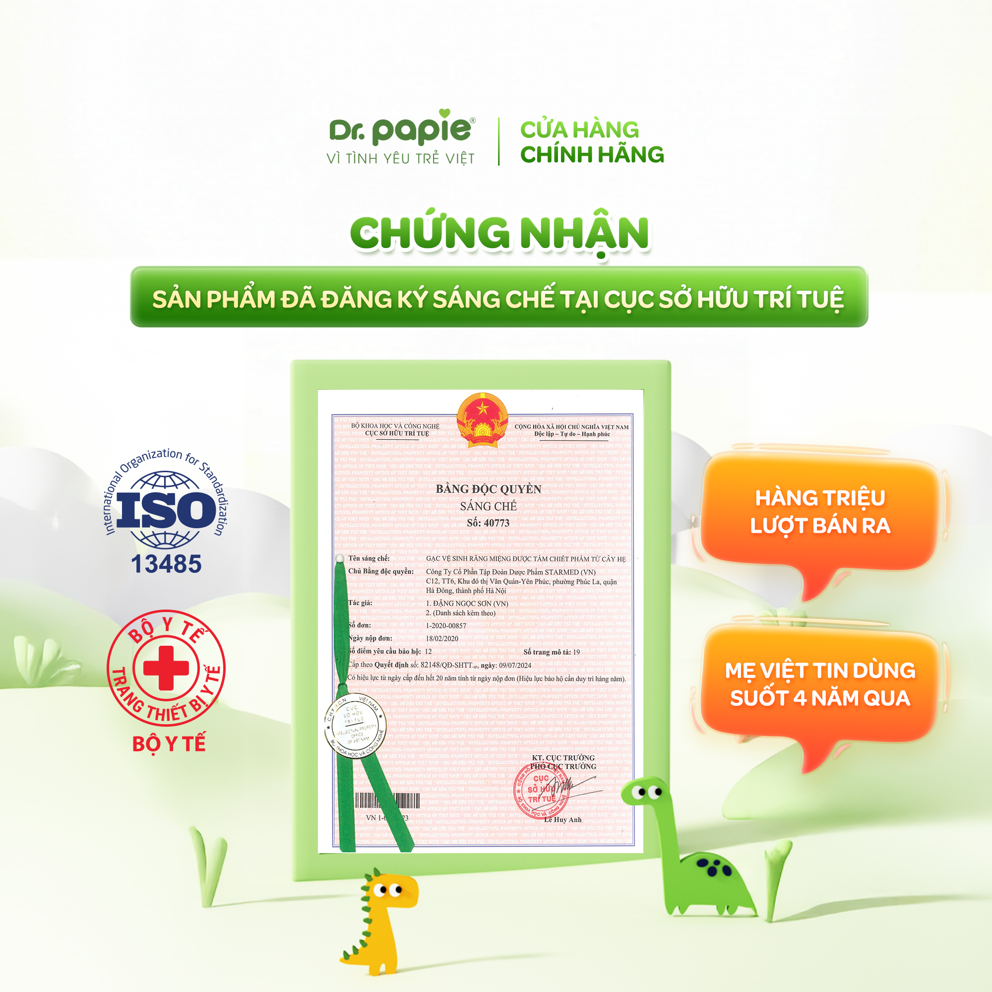 Mô tả 2 Hộp Gạc Rơ Lưỡi Dr.Papie Tiêu Chuẩn 5SAO, Làm Sạch Răng, Lưỡi, Nướu và Khoang Miệng Cho Bé - 30Gói/Hộp x 2 - 2