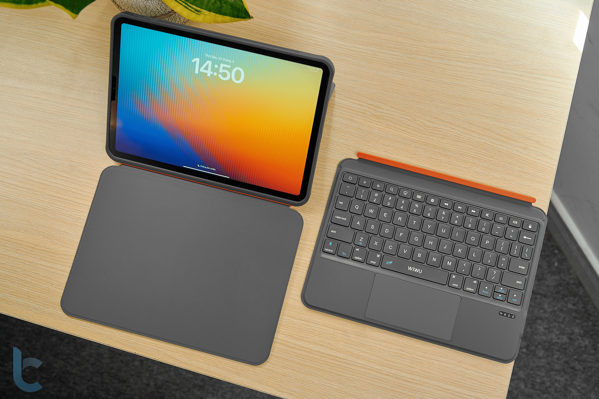 Mô tả Case/ Bao Da Bàn Phím Trackpad Bluetooth Cho ipad WIWU 3in1 Magnetic Keyboard MK-005 - 4