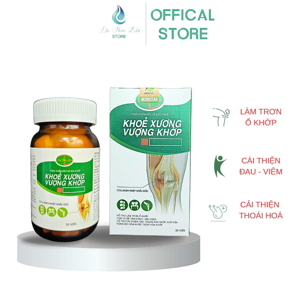 Mô tả Khoẻ Xương Vượng Khớp Dạ Thảo Liên - Viên uống hỗ trợ cải thiện xương khớp - Lọ 30 Viên - 3