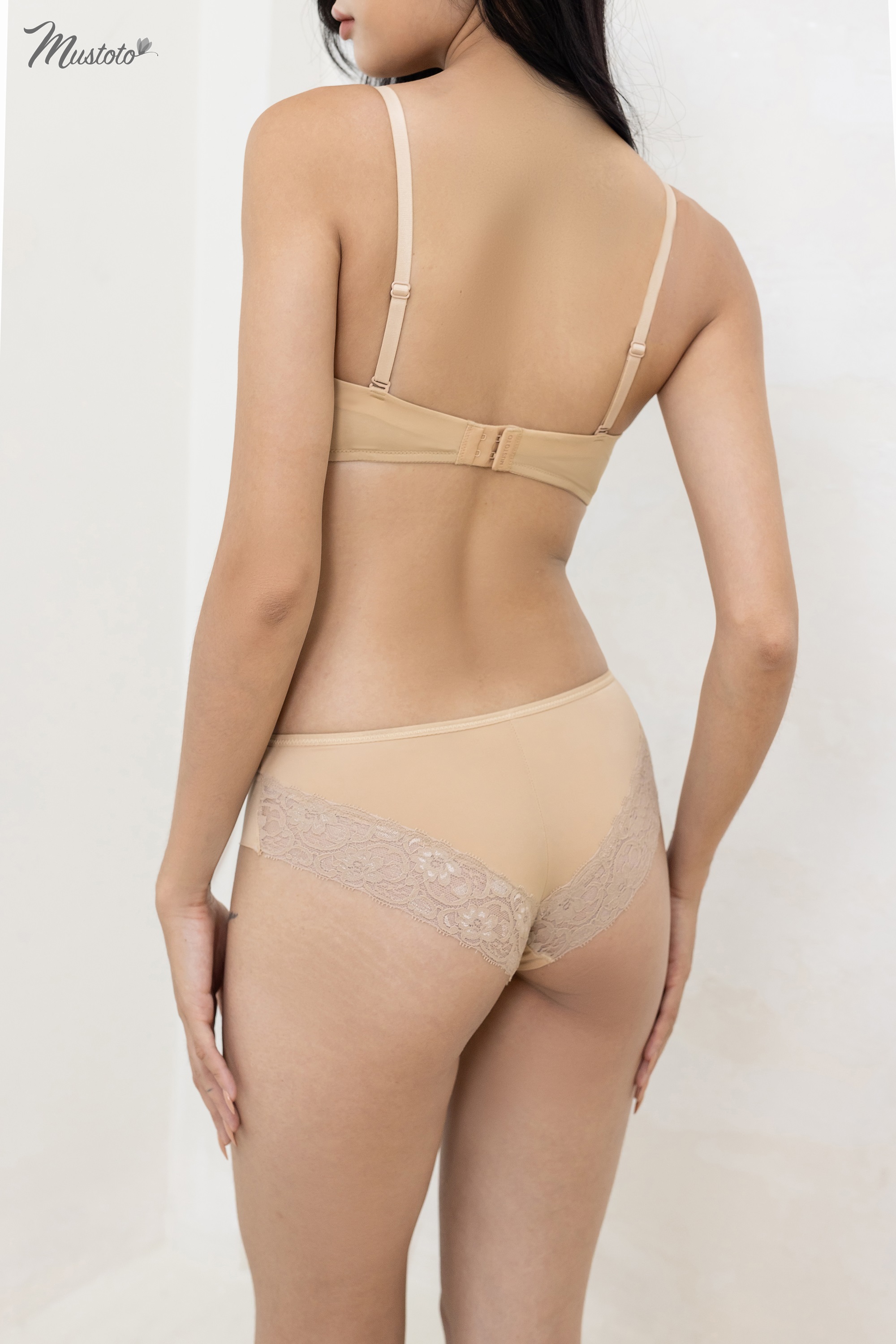 Mô tả Quần Lót Nữ Lưng Vừa Phối Ren Đùi Holly (Mustoto MQ06) - 2