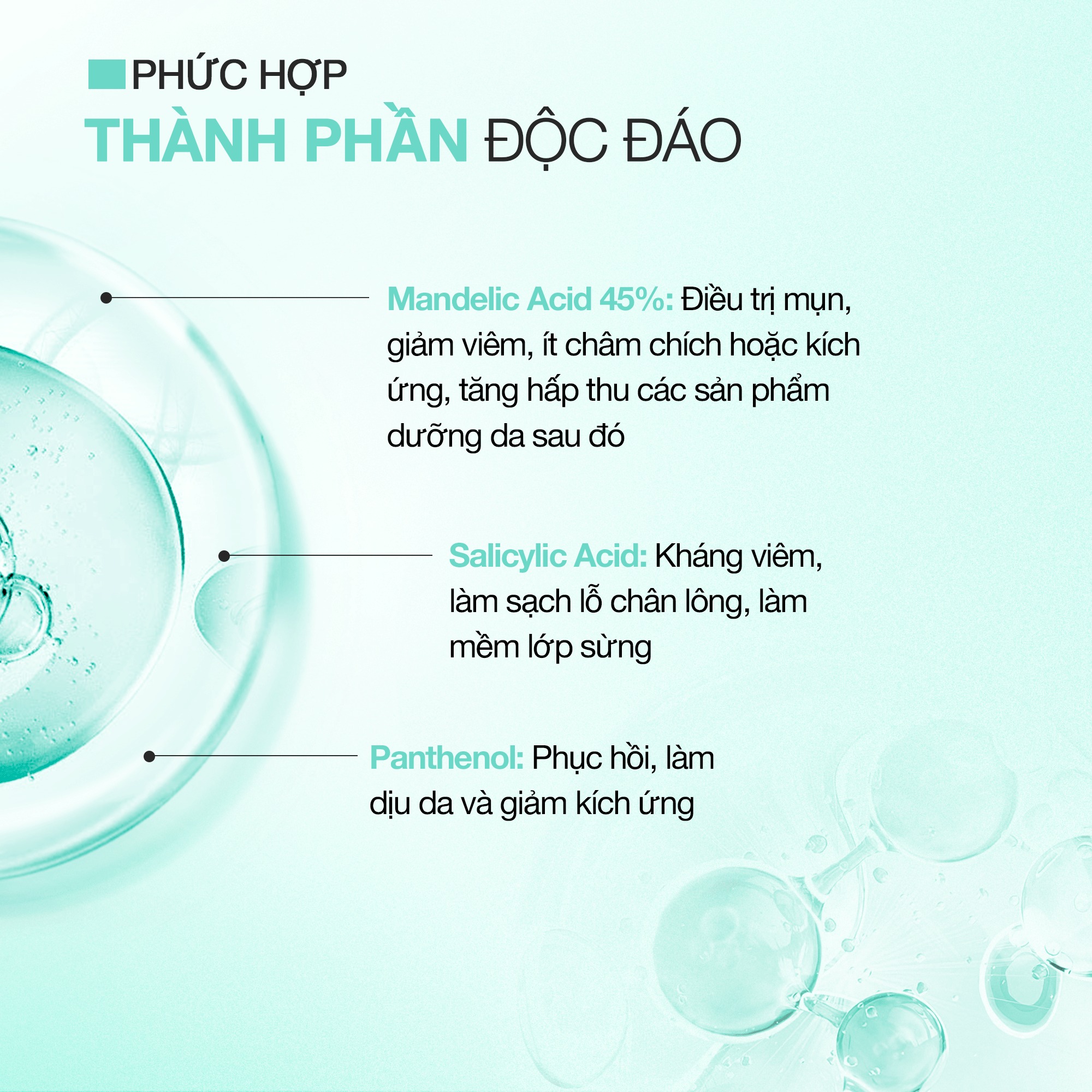 Mô tả Dung Dịch Peel Trẻ Hóa, Căng Bóng Da Và Ngừa Mụn Luminclear Perfection Peel Solution 2ml - 3