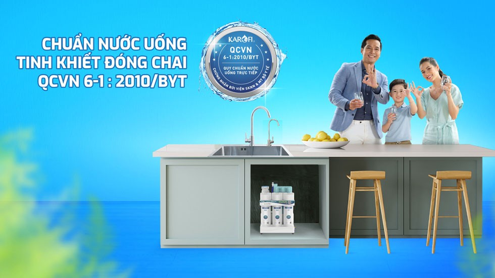 Mô tả Máy lọc nước RO Karofi KAQ-U50K 10 lõi - Nước uống trực tiếp - 7