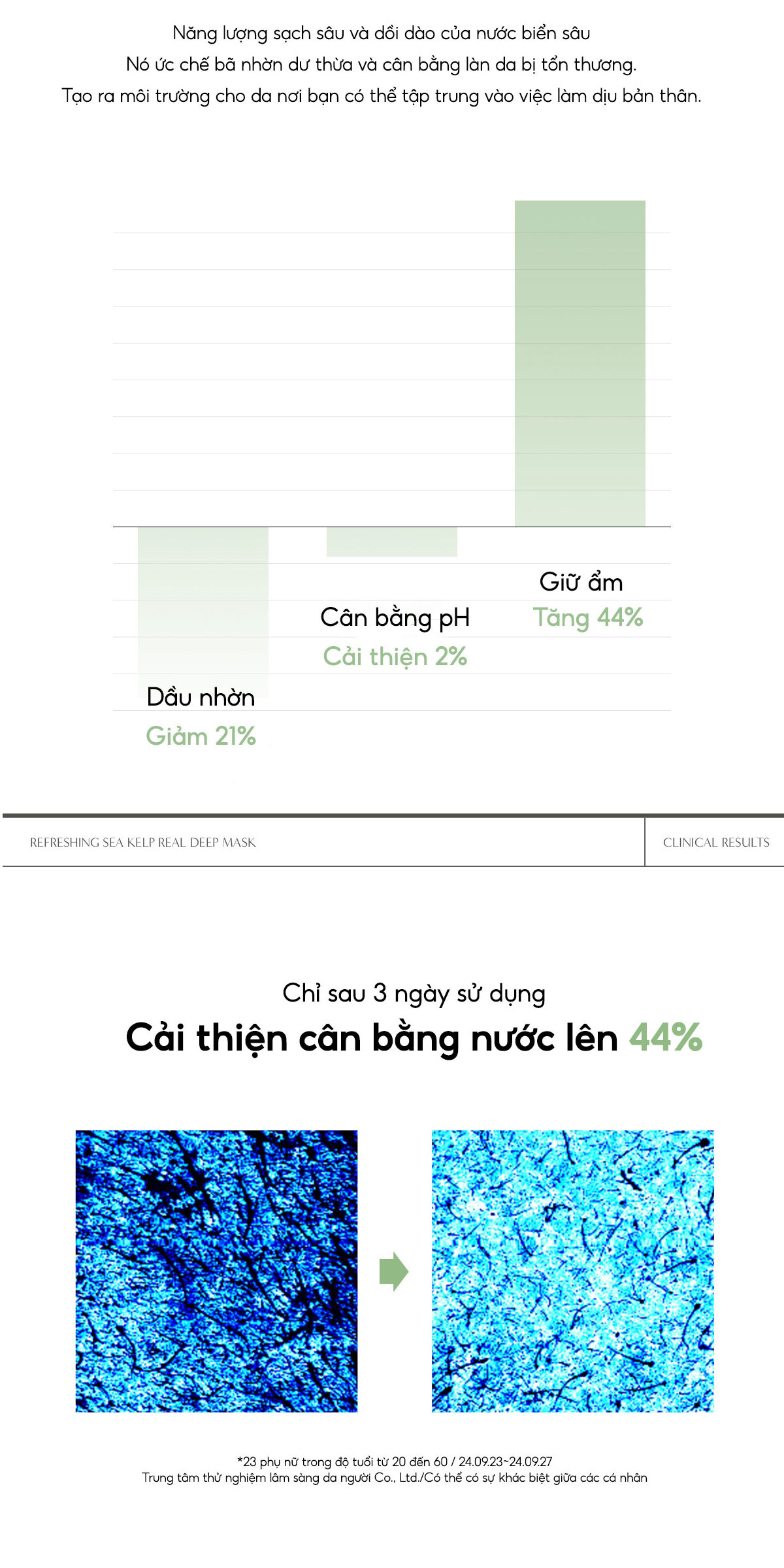 Mô tả BIODANCE Mặt Nạ Thạch Dịu Da Giảm Mẫn Đỏ Dưỡng Da Sâu Loại Bỏ Mụn Đầu Đen Refreshing Sea Kelp Real Deep Mask 34g - 6