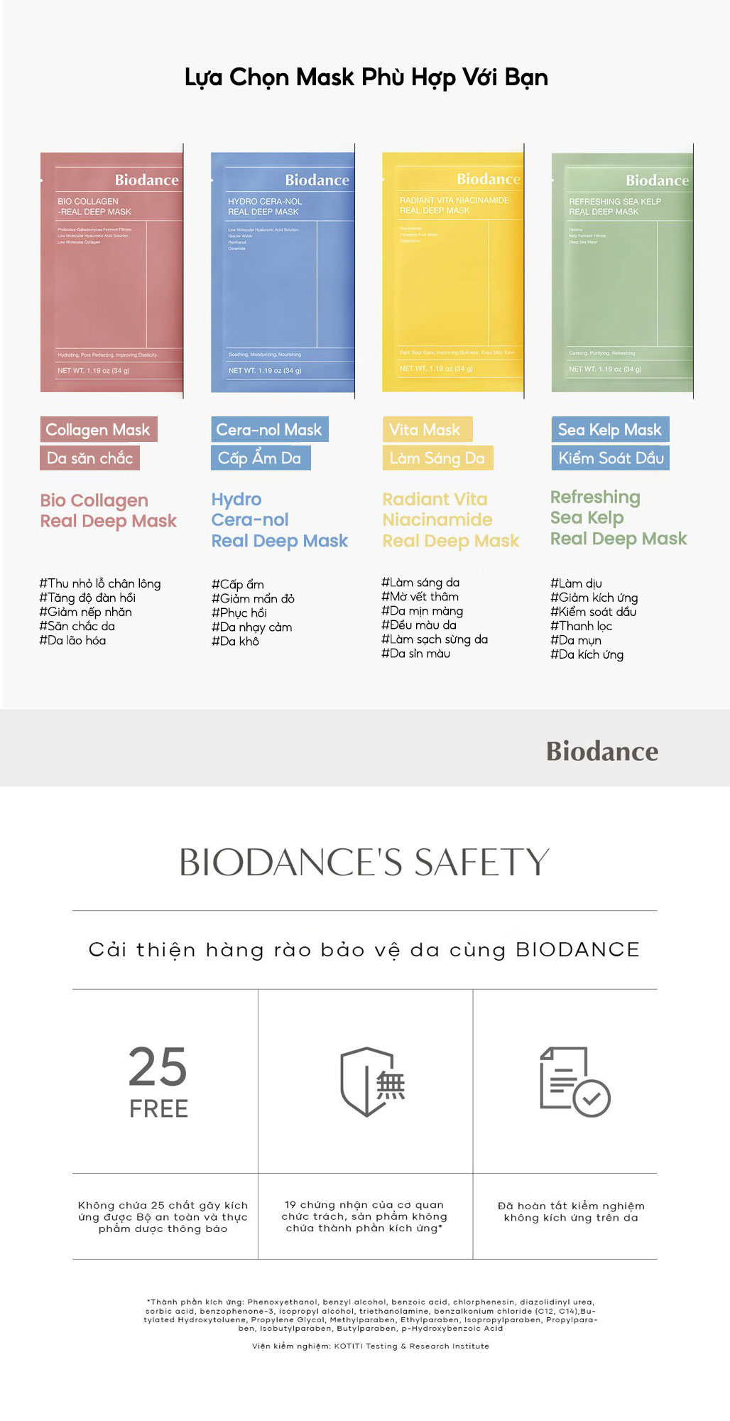 Mô tả BIODANCE Mặt Nạ Thạch Dịu Da Giảm Mẫn Đỏ Dưỡng Da Sâu Loại Bỏ Mụn Đầu Đen Refreshing Sea Kelp Real Deep Mask 34g - 10