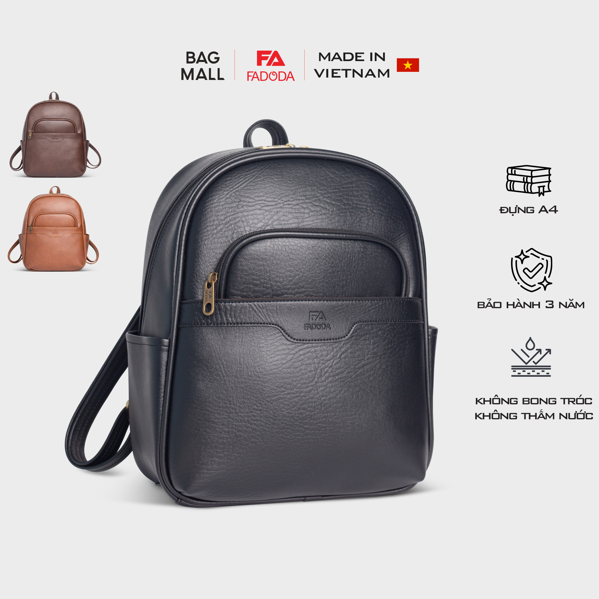 Mô tả Balo thời trang công sở unisex FA DO DA FBA10 - 1