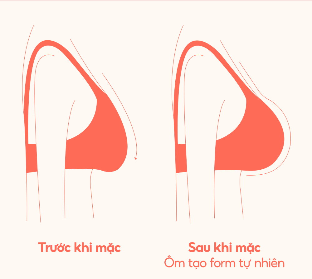 Mô tả Áo Lót Không Gọng Đệm Mỏng Loirechic BRTS14 - 6