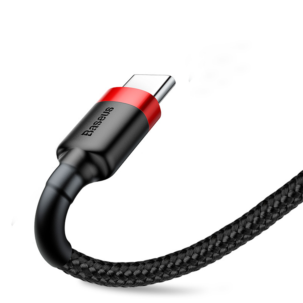 Mô tả Cáp sạc nhanh CHÍNH HÃNG Baseus Chuẩn USB ra Type C - Dây Bọc Dù Chống Gãy Gập - Siêu Bền - 2