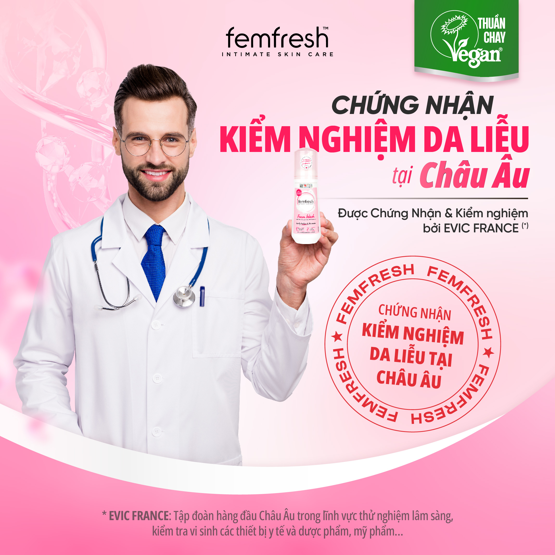 Mô tả Bọt vệ sinh phụ nữ cao cấp Femfresh - Giúp Dưỡng Ẩm, chống viêm, ngăn ngừa nấm ngứa- 150ml - 6