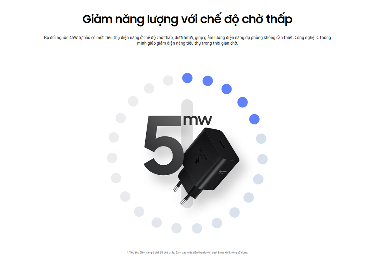Mô tả Củ sạc Samsung kèm cáp 45W - 2
