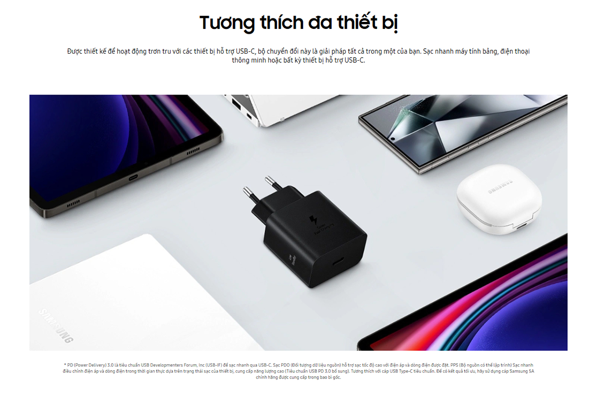 Mô tả Củ sạc Samsung kèm cáp 45W - 3