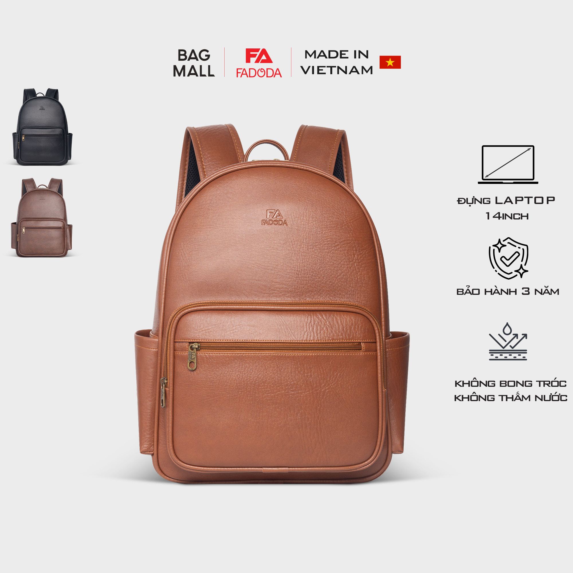 Mô tả Balo da công sở unisex thời trang FA DO DA FBA25 - 1