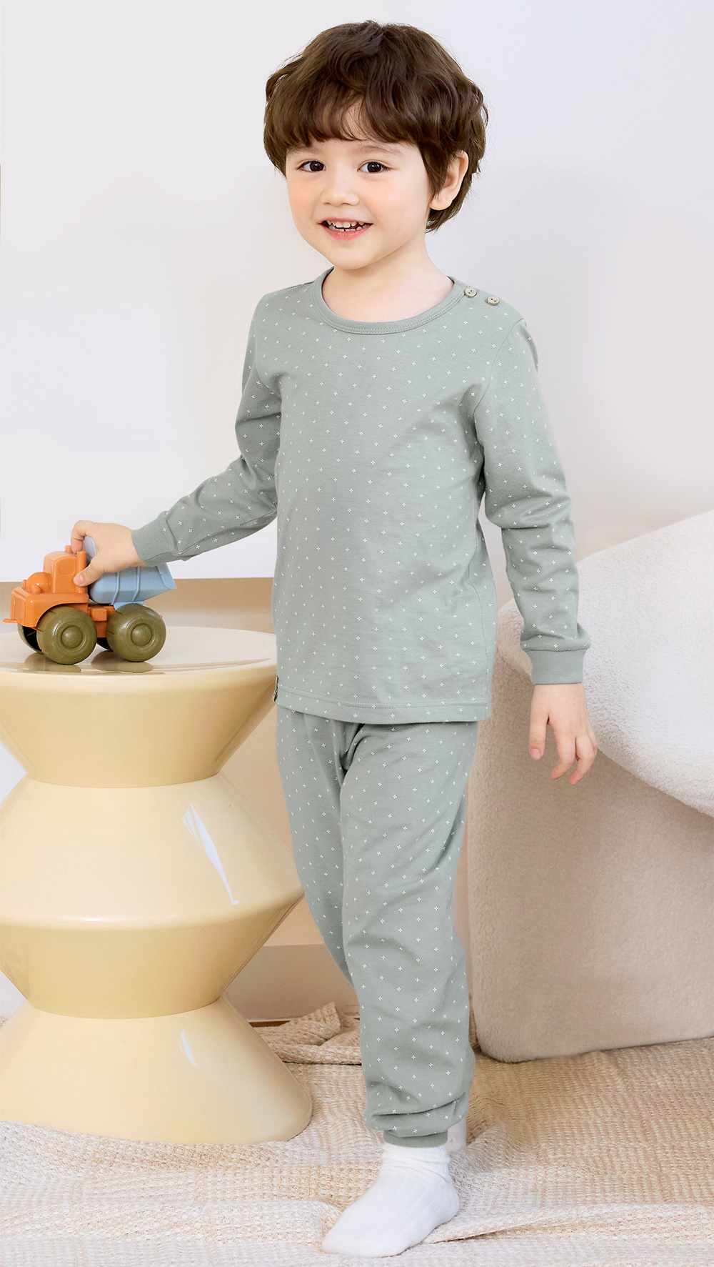 Đồ bộ Unifriend Cotton Organic cho bé
