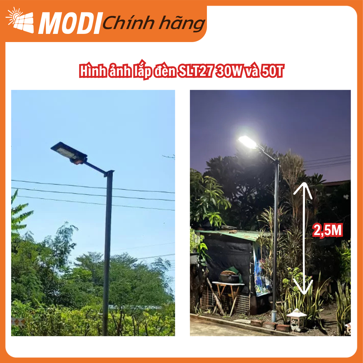 Đèn Năng Lượng Mặt Trời MODI SOLAR Đáng Tin Cậy