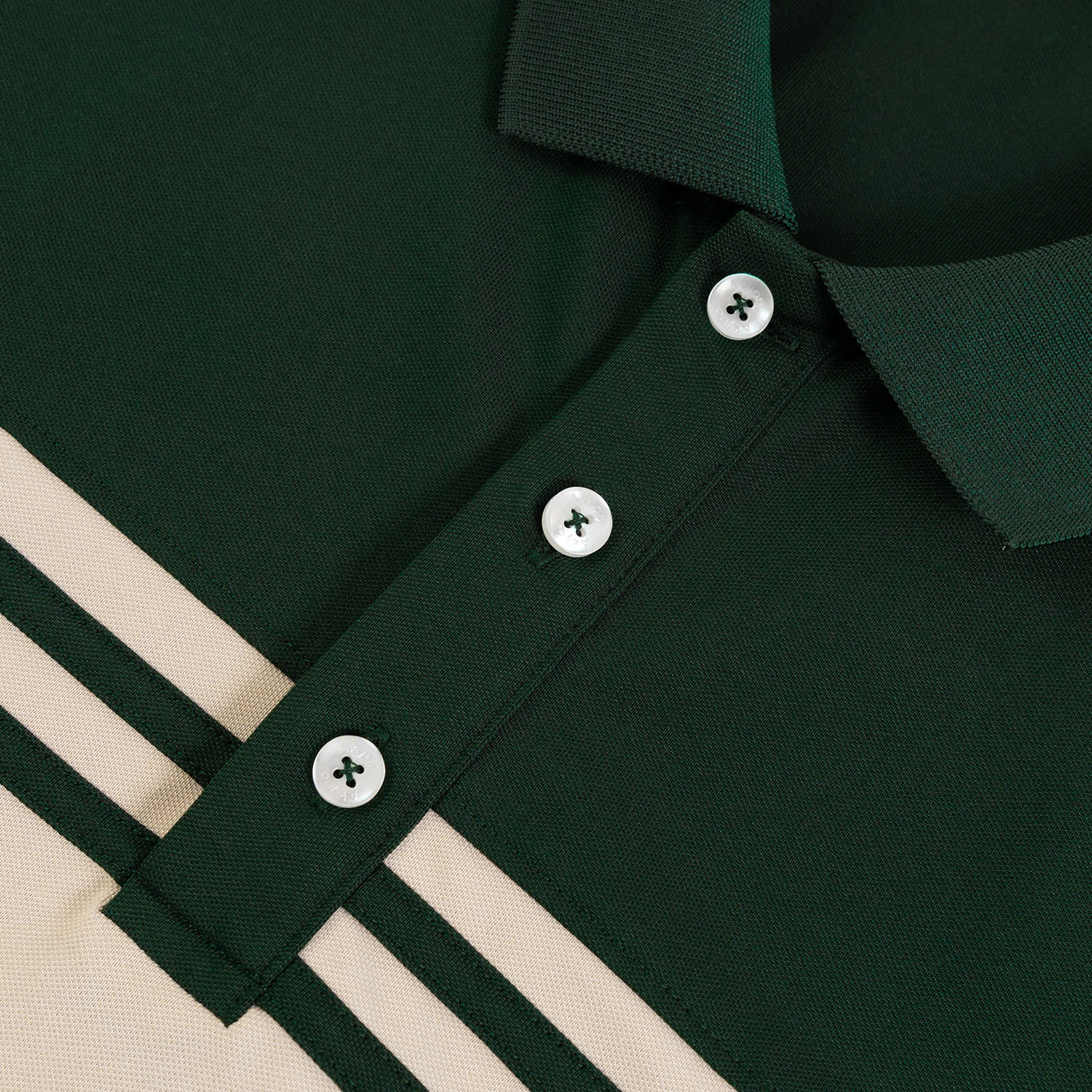 Mô tả Áo POLO Nam Bigsize 80-140KG AKYOO Cao Cấp Cotton Co Giãn, Thâm Hút Mồ Hôi- PL XANH GHI - 7