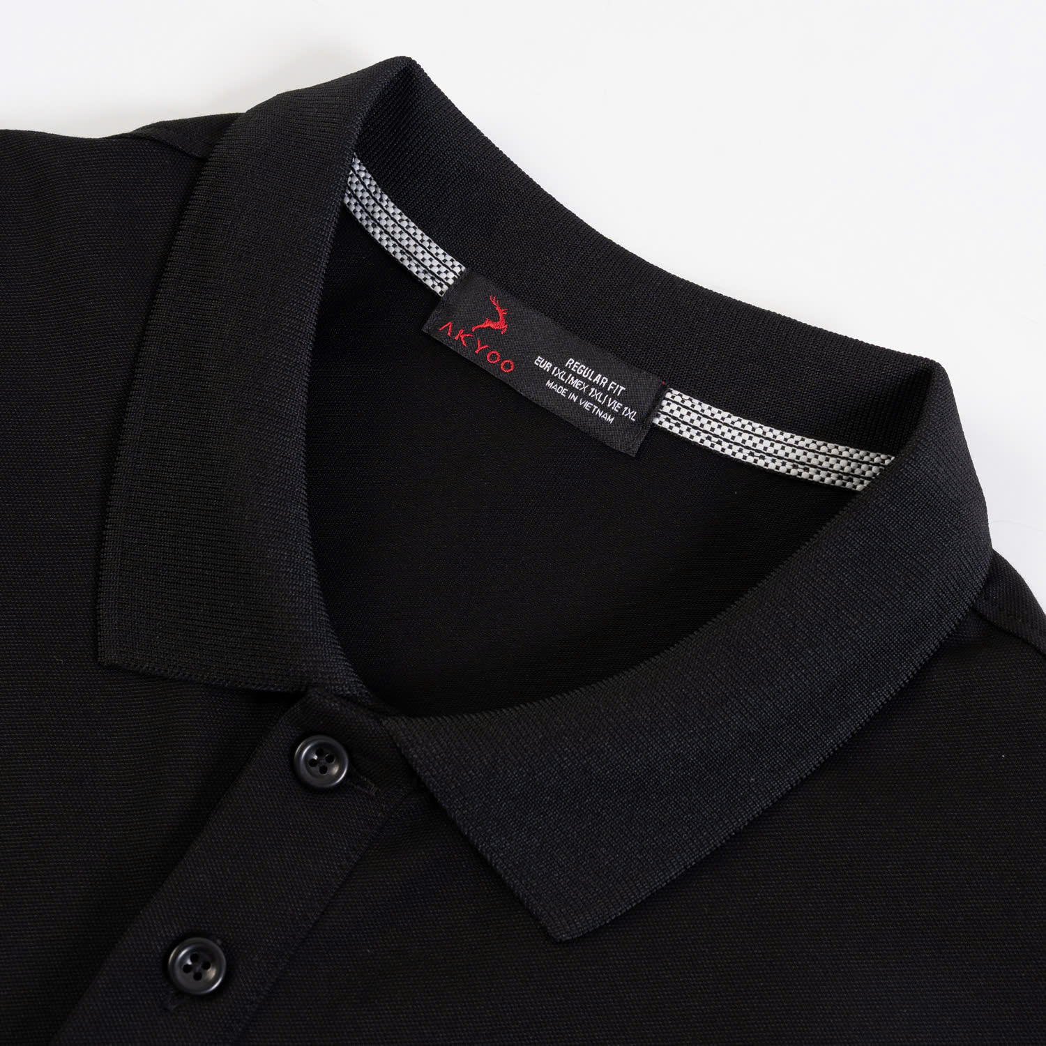 Mô tả Áo POLO Nam Bigsize 80-140KG AKYOO Cao Cấp Cotton Co Giãn, Thâm Hút Mồ Hôi, Áo Polo Ngoại Cỡ - PL DEN HINH - 3