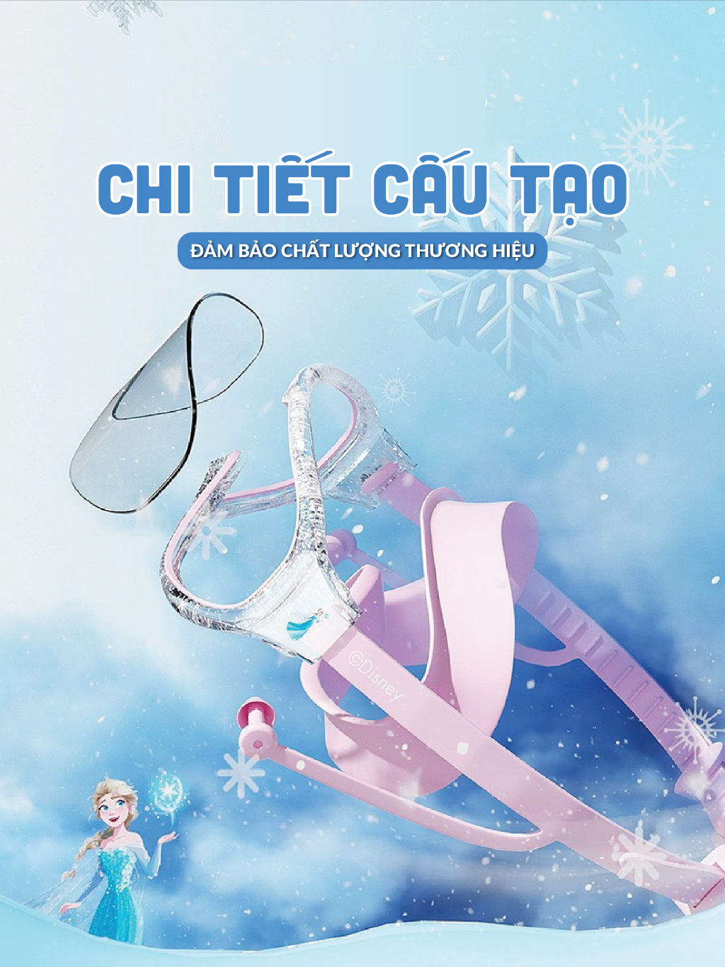 Mô tả Kính bơi cho bé kèm mũ bơi 1989KIDS Kính bơi trẻ em cao cấp Combo mũ bơi,nút bịt tai,mắt kính chống mờ hơi nước YOUYOU - 8